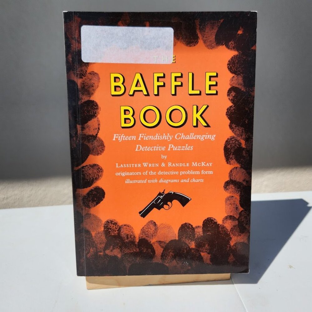Baffle Book Puzzle Logic Brain Teaser Fifteen Fiendishly Challenging Detective P